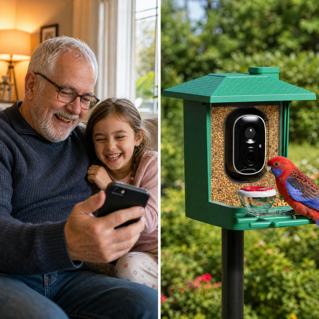 Elvocore WingView™ AI Bird Feeder Camera