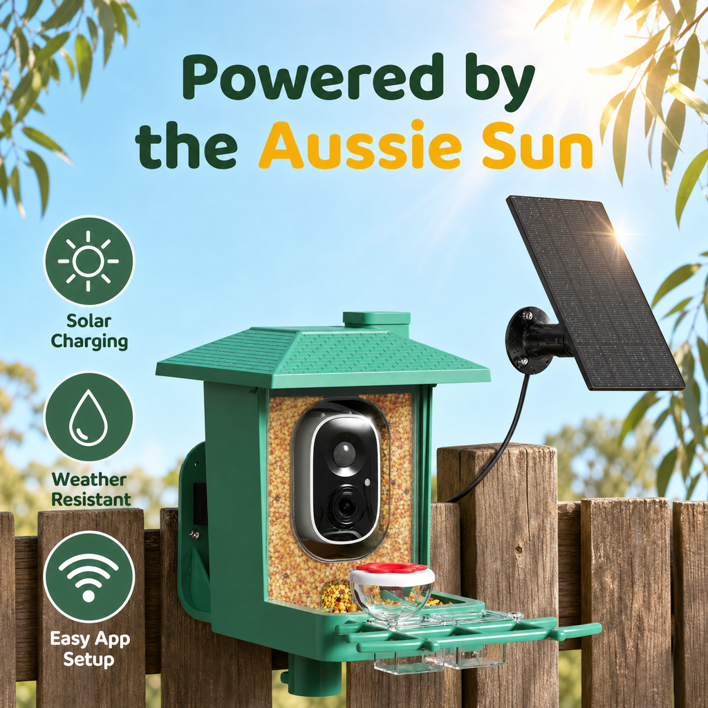 Elvocore WingView™ AI Bird Feeder Camera