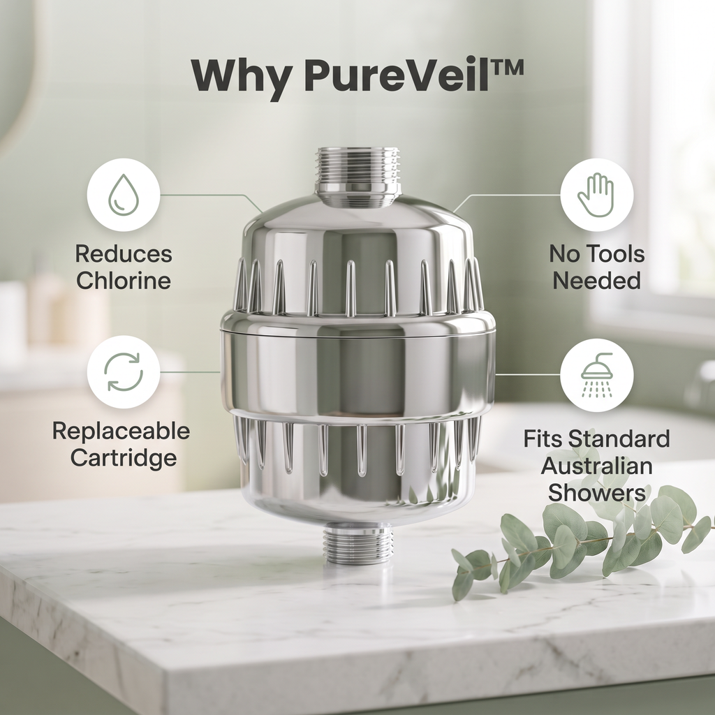 Elvocore PureVeil™ 20-Stage Shower Filter